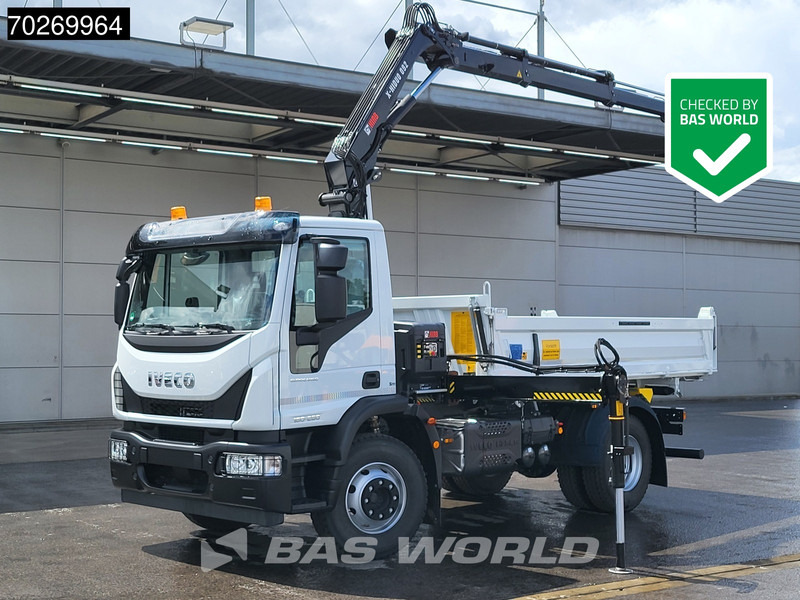 Iveco Eurocargo 160E280 4X2 NEW! Hiab XHIDUO092E-3 Kran Crane 6m3 3-way Tipper ACC - Sklápěč, Auto s hydraulickou rukou: obrázek 1 Iveco Eurocargo 160E280 4X2 NEW! Hiab XHIDUO092E-3 Kran Crane 6m3 3-way Tipper ACC - Sklápěč, Auto s hydraulickou rukou: obrázek 1