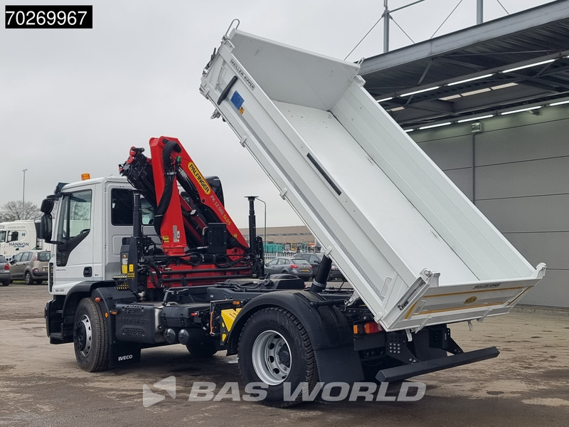 Nový Sklápěč, Auto s hydraulickou rukou Iveco Eurocargo 180E320 4X2 Steelsuspension 3-Seiten Palfinger PK12.501 Euro 6: obrázek 12