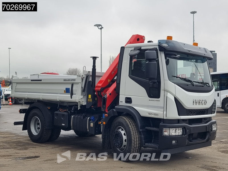Nový Sklápěč, Auto s hydraulickou rukou Iveco Eurocargo 180E320 4X2 Steelsuspension 3-Seiten Palfinger PK12.501 Euro 6: obrázek 19
