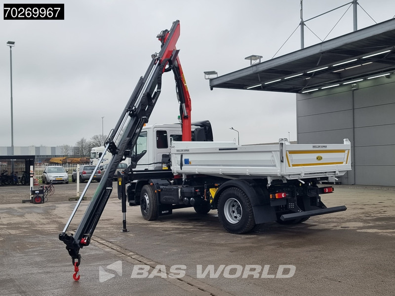 Nový Sklápěč, Auto s hydraulickou rukou Iveco Eurocargo 180E320 4X2 Steelsuspension 3-Seiten Palfinger PK12.501 Euro 6: obrázek 5