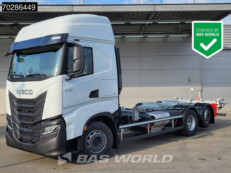Iveco S-Way 500 6X2 NEW BDF! Lift+Steering Axle ACC Standklima Euro 6 - Kontejnérový podvozek/ Výměnná nástavba: obrázek 1 Iveco S-Way 500 6X2 NEW BDF! Lift+Steering Axle ACC Standklima Euro 6 - Kontejnérový podvozek/ Výměnná nástavba: obrázek 1