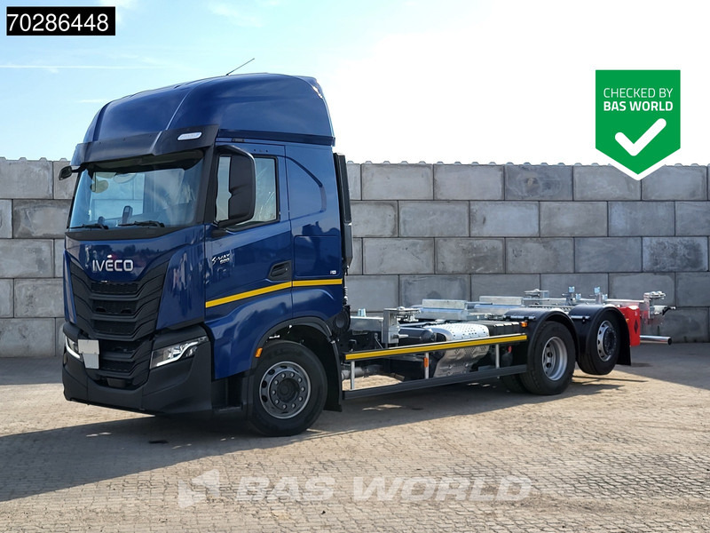 Iveco S-Way 500 6X2 NEW! BDF Lift+steering Axle Automatic Standklima Navi ACC Euro 6 - Kontejnérový podvozek/ Výměnná nástavba: obrázek 1 Iveco S-Way 500 6X2 NEW! BDF Lift+steering Axle Automatic Standklima Navi ACC Euro 6 - Kontejnérový podvozek/ Výměnná nástavba: obrázek 1