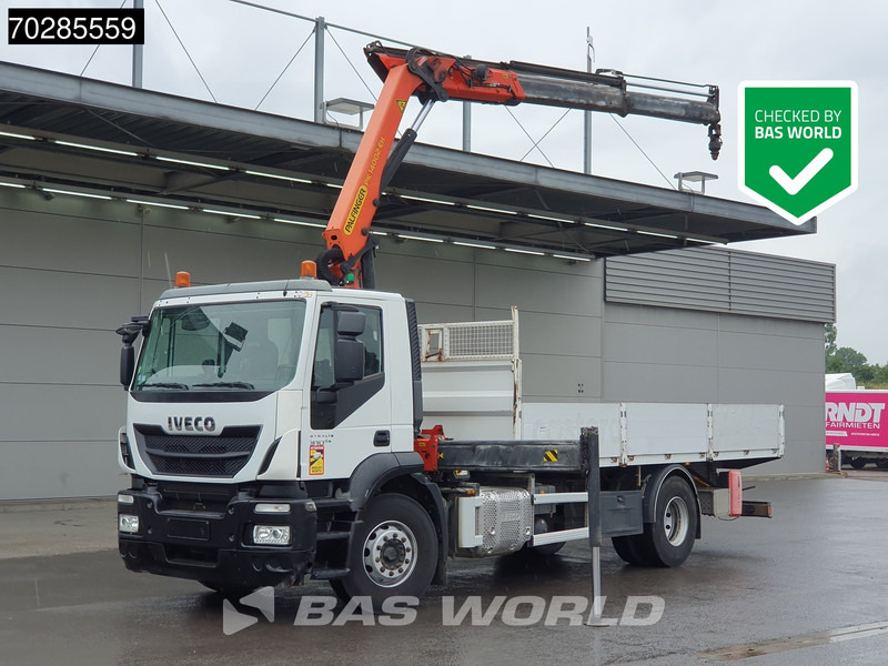 Iveco Stralis 310 4X2 Palfinger PK14.002 EH Remote Crane Kran Euro 6 - Nákladní automobil valníkový/ Plošinový, Auto s hydraulickou rukou: obrázek 1 Iveco Stralis 310 4X2 Palfinger PK14.002 EH Remote Crane Kran Euro 6 - Nákladní automobil valníkový/ Plošinový, Auto s hydraulickou rukou: obrázek 1