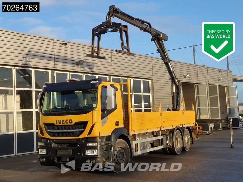 Iveco Stralis 310 6X2 RHD! Atlas 135.2VE-A11 Crane Lift-Lenkachse ACC Euro 6 - Nákladní automobil valníkový/ Plošinový, Auto s hydraulickou rukou: obrázek 1 Iveco Stralis 310 6X2 RHD! Atlas 135.2VE-A11 Crane Lift-Lenkachse ACC Euro 6 - Nákladní automobil valníkový/ Plošinový, Auto s hydraulickou rukou: obrázek 1