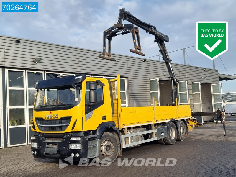 Iveco Stralis 310 6X2 RHD! Atlas 135.2VE-A11 Crane Lift-lenkachse ACC Euro 6 - Nákladní automobil valníkový/ Plošinový, Auto s hydraulickou rukou: obrázek 1 Iveco Stralis 310 6X2 RHD! Atlas 135.2VE-A11 Crane Lift-lenkachse ACC Euro 6 - Nákladní automobil valníkový/ Plošinový, Auto s hydraulickou rukou: obrázek 1