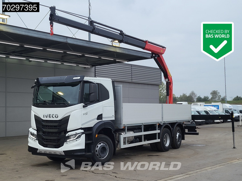 Iveco X-Way 420 6X2 UNUSED Palfinger PK19001 SLD5 Crane Lift+steering-Axle ACC Euro 6 - Nákladní automobil valníkový/ Plošinový, Auto s hydraulickou rukou: obrázek 1 Iveco X-Way 420 6X2 UNUSED Palfinger PK19001 SLD5 Crane Lift+steering-Axle ACC Euro 6 - Nákladní automobil valníkový/ Plošinový, Auto s hydraulickou rukou: obrázek 1
