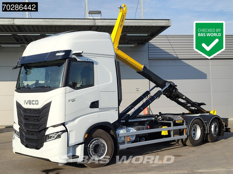 Iveco X-Way 580 6X2 NEW Palfinger PHT20SLD5 Hooklift Lift+steering Axle Automatic Navi ACC LED - Hákový nosič kontejnerů: obrázek 1 Iveco X-Way 580 6X2 NEW Palfinger PHT20SLD5 Hooklift Lift+steering Axle Automatic Navi ACC LED - Hákový nosič kontejnerů: obrázek 1