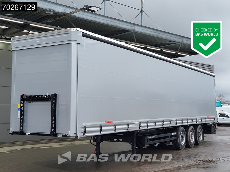 Kögel S24-1 3 axles HARDWOOD NEW SAF Liftachse Edscha - Plachtový návěs: obrázek 1 Kögel S24-1 3 axles HARDWOOD NEW SAF Liftachse Edscha - Plachtový návěs: obrázek 1