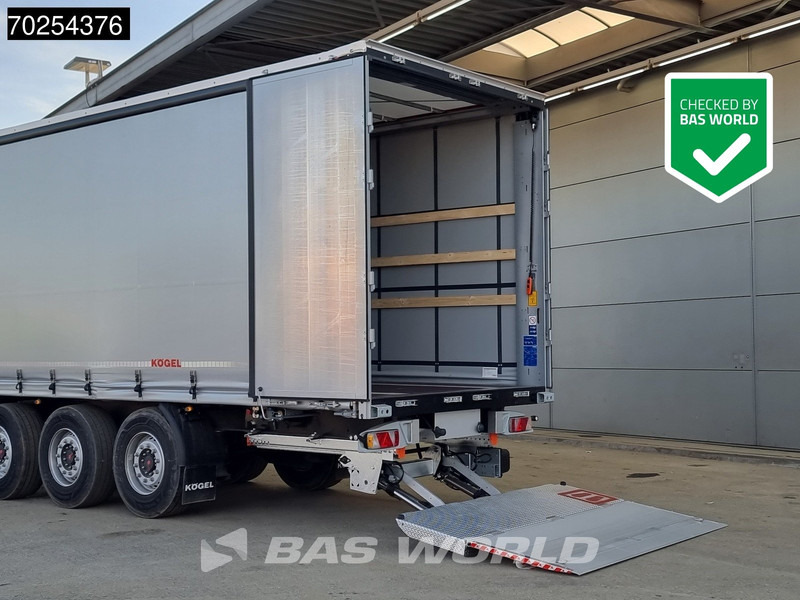 Kögel S24-1 3 axles Tailgate 2000kg NEW Liftachse Edscha LBW - Plachtový návěs: obrázek 1 Kögel S24-1 3 axles Tailgate 2000kg NEW Liftachse Edscha LBW - Plachtový návěs: obrázek 1