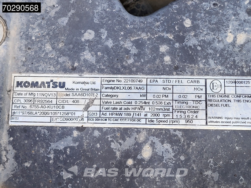 Pásové rýpadlo Komatsu PC240 LC-10: obrázek 20