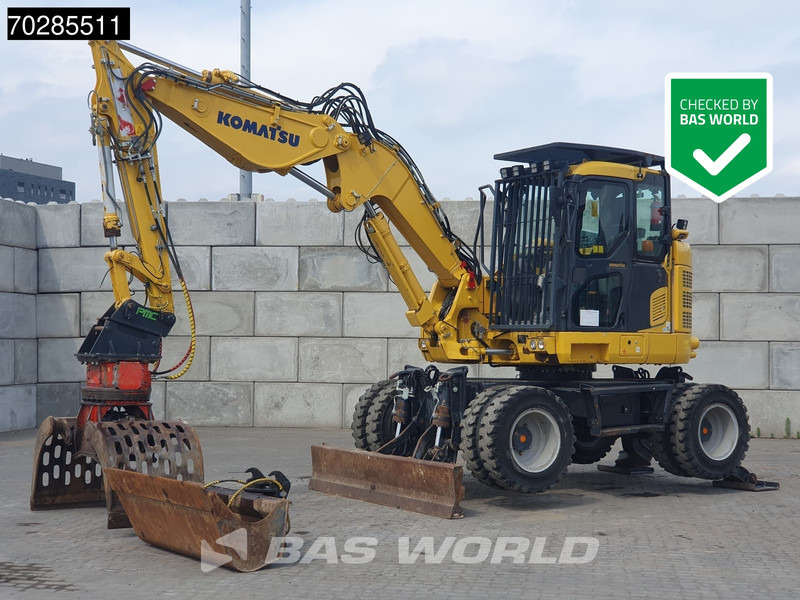 Komatsu PW118 MR -11 - Kolesové rýpadlo: obrázek 1 Komatsu PW118 MR -11 - Kolesové rýpadlo: obrázek 1