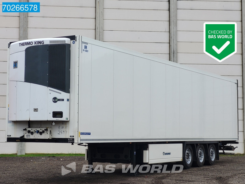 Krone SD Doppelstock Blumenbreit Liftachse Palettenkasten - Chladírenský návěs: obrázek 1 Krone SD Doppelstock Blumenbreit Liftachse Palettenkasten - Chladírenský návěs: obrázek 1
