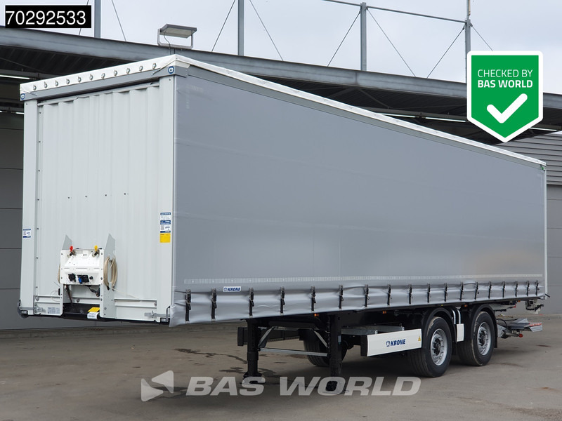 Krone SZ NEW Tailgate City Lift + Lenkachse LBW Ladebordwand - Plachtový návěs: obrázek 1 Krone SZ NEW Tailgate City Lift + Lenkachse LBW Ladebordwand - Plachtový návěs: obrázek 1