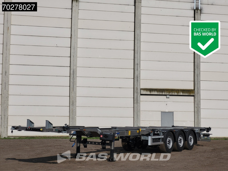 Lecitrailer SR3EC 3 axles UNUSED Liftachse Multi'45 - Kontejnerovy návěs/ Výměnná nástavba: obrázek 1 Lecitrailer SR3EC 3 axles UNUSED Liftachse Multi'45 - Kontejnerovy návěs/ Výměnná nástavba: obrázek 1
