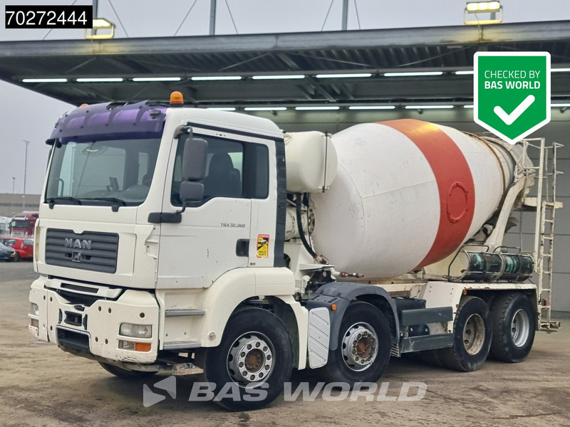 MAN TGA 32.360 8X4 Stetter 9m3 Steelsuspension Euro 4 - Autodomíchávač: obrázek 1 MAN TGA 32.360 8X4 Stetter 9m3 Steelsuspension Euro 4 - Autodomíchávač: obrázek 1