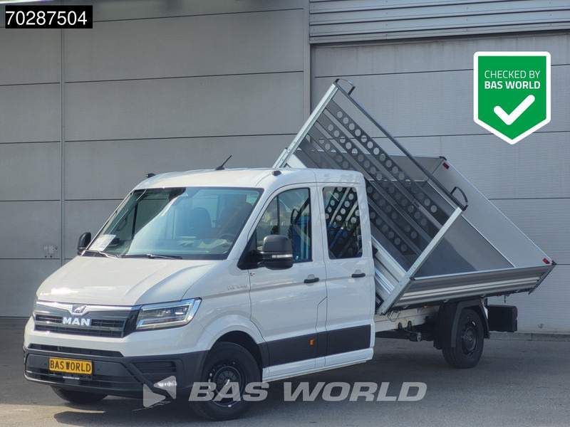 MAN TGE 3.180 Drie-Zijdige Automaat Kipper 2025-Facelift 180PK Trekhaak LED Airco Cruise Navi Euro6 Kipper Tipper Benne Kieper 3m3 A/C Towbar - Dodávka sklápěč: obrázek 1 MAN TGE 3.180 Drie-Zijdige Automaat Kipper 2025-Facelift 180PK Trekhaak LED Airco Cruise Navi Euro6 Kipper Tipper Benne Kieper 3m3 A/C Towbar - Dodávka sklápěč: obrázek 1