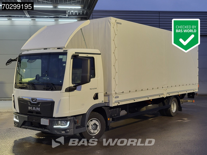 MAN TGL 12.250 4X2 Low Mileage! 12tonner 1500kg Ladebordwand Automatic Euro 6 - Plachtový nákladní auto: obrázek 1 MAN TGL 12.250 4X2 Low Mileage! 12tonner 1500kg Ladebordwand Automatic Euro 6 - Plachtový nákladní auto: obrázek 1