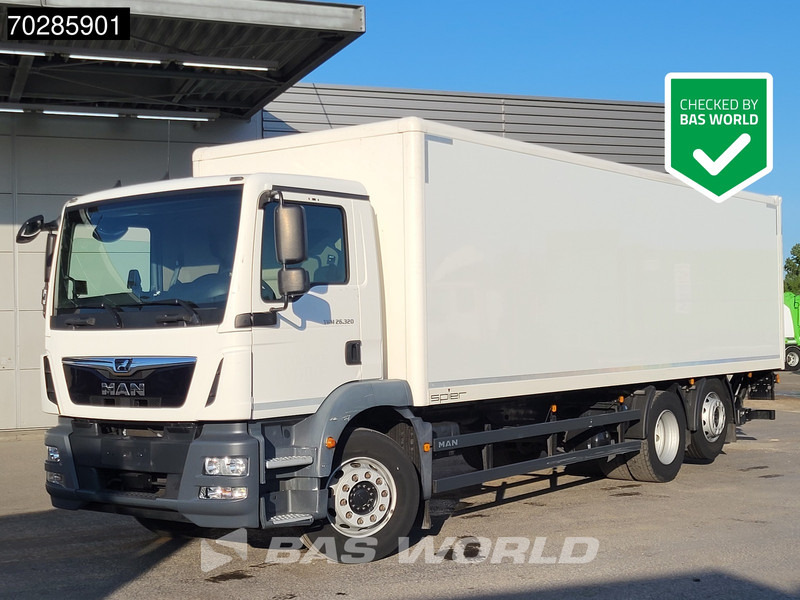 MAN TGM 26.320 6X2 26tonner Automatic Ladebordwand Lift+lenkasche Navi Euro 6 - Skříňový nákladní auto: obrázek 1 MAN TGM 26.320 6X2 26tonner Automatic Ladebordwand Lift+lenkasche Navi Euro 6 - Skříňový nákladní auto: obrázek 1