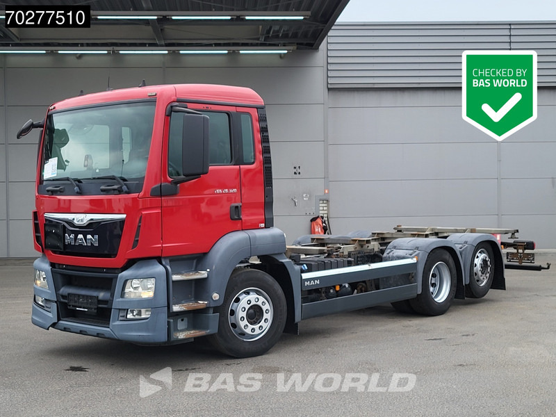 MAN TGS 26.320 6X2 BDF ADR Lift+lenkasche Automatic Euro 6 - Kontejnérový podvozek/ Výměnná nástavba: obrázek 1 MAN TGS 26.320 6X2 BDF ADR Lift+lenkasche Automatic Euro 6 - Kontejnérový podvozek/ Výměnná nástavba: obrázek 1