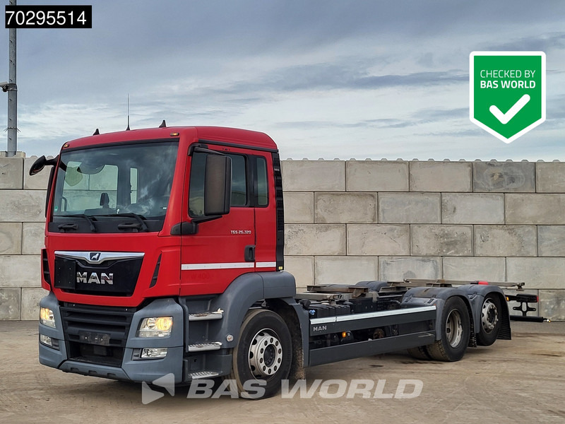 MAN TGS 26.320 TGS 6X2 ADR BDF Lift + Steering Axle Euro 6 - Kontejnérový podvozek/ Výměnná nástavba: obrázek 1 MAN TGS 26.320 TGS 6X2 ADR BDF Lift + Steering Axle Euro 6 - Kontejnérový podvozek/ Výměnná nástavba: obrázek 1