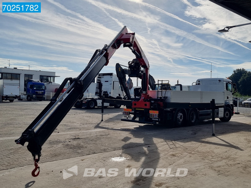 Nový Nákladní automobil valníkový/ Plošinový, Auto s hydraulickou rukou MAN TGS 26.440 6X2 NEW NL-Truck Palfinger PK 20.501 L TEC3 Kran Crane Baustoff Euro 6: obrázek 17