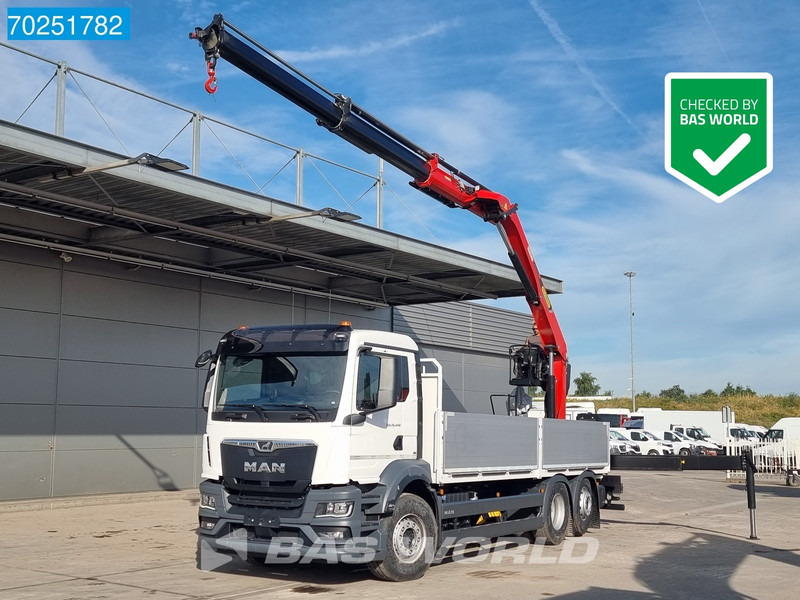 MAN TGS 26.440 6X2 NEW NL-Truck Palfinger PK 20.501 L TEC3 Kran Crane Baustoff Euro 6 - Nákladní automobil valníkový/ Plošinový, Auto s hydraulickou rukou: obrázek 1 MAN TGS 26.440 6X2 NEW NL-Truck Palfinger PK 20.501 L TEC3 Kran Crane Baustoff Euro 6 - Nákladní automobil valníkový/ Plošinový, Auto s hydraulickou rukou: obrázek 1