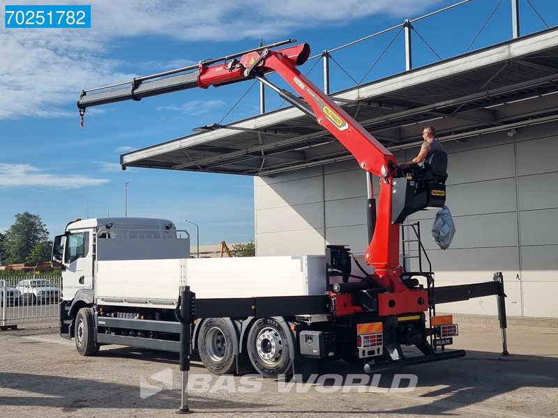 Nový Nákladní automobil valníkový/ Plošinový, Auto s hydraulickou rukou MAN TGS 26.440 6X2 NEW NL-Truck Palfinger PK 20.501 L TEC3 Kran Crane Baustoff Euro 6: obrázek 7