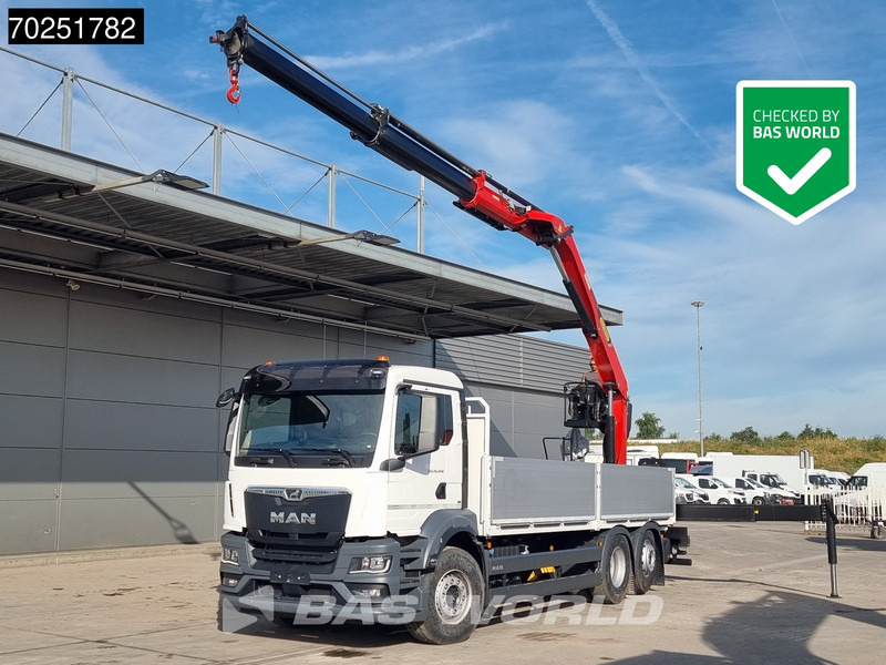 MAN TGS 26.440 6X2 NEW NL-Truck Palfinger PK20.501 L TEC3 Kran Baustoff Lift-Lenk Asche - Nákladní automobil valníkový/ Plošinový, Auto s hydraulickou rukou: obrázek 1 MAN TGS 26.440 6X2 NEW NL-Truck Palfinger PK20.501 L TEC3 Kran Baustoff Lift-Lenk Asche - Nákladní automobil valníkový/ Plošinový, Auto s hydraulickou rukou: obrázek 1
