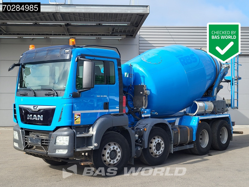MAN TGS 32.360 8X4 Stetter 9m3 Mixer Full Steel Euro 6 - Autodomíchávač: obrázek 1 MAN TGS 32.360 8X4 Stetter 9m3 Mixer Full Steel Euro 6 - Autodomíchávač: obrázek 1