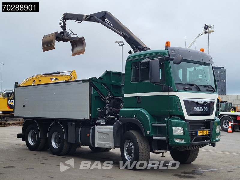 MAN TGS 33.440 TGS 6X6 NL-Truck 12m3 Jansen Tipper HMF 1643 Crane Steering-Axle Big-Axle Automatic Euro 6 - Sklápěč, Auto s hydraulickou rukou: obrázek 3 MAN TGS 33.440 TGS 6X6 NL-Truck 12m3 Jansen Tipper HMF 1643 Crane Steering-Axle Big-Axle Automatic Euro 6 - Sklápěč, Auto s hydraulickou rukou: obrázek 3