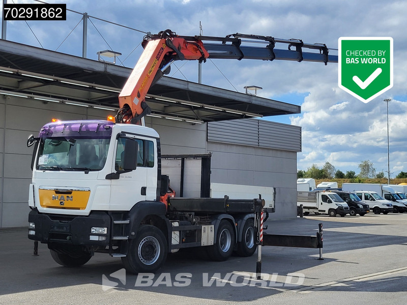 MAN TGS 33.480 6X4 Palfinger PK42505 Crane Fifth wheel Retarder Big-Axle Manual Euro 5 - Nákladní automobil valníkový/ Plošinový, Auto s hydraulickou rukou: obrázek 1 MAN TGS 33.480 6X4 Palfinger PK42505 Crane Fifth wheel Retarder Big-Axle Manual Euro 5 - Nákladní automobil valníkový/ Plošinový, Auto s hydraulickou rukou: obrázek 1