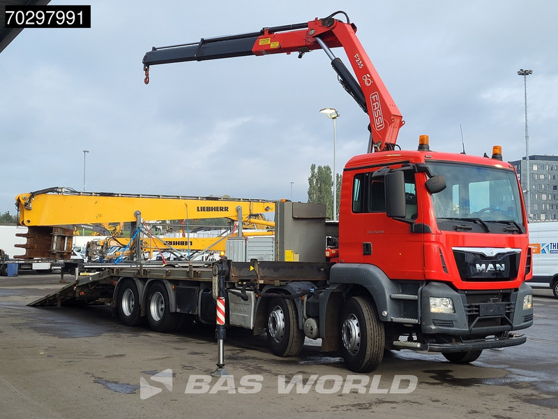 MAN TGS 35.360 TGS 8X2 Fassi F235A.0.22 Crane Kran Winch Hydraulic ramp Lift-Axle Navi Euro 6 - Nákladní automobil valníkový/ Plošinový, Auto s hydraulickou rukou: obrázek 5 MAN TGS 35.360 TGS 8X2 Fassi F235A.0.22 Crane Kran Winch Hydraulic ramp Lift-Axle Navi Euro 6 - Nákladní automobil valníkový/ Plošinový, Auto s hydraulickou rukou: obrázek 5