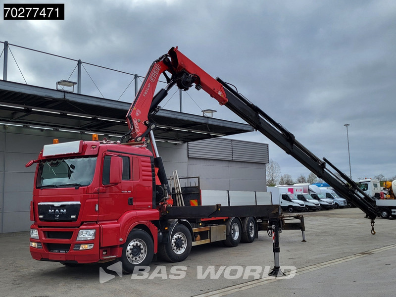 MAN TGS 35.480 8X4 Fassi F800BXP.28 Kran Crane Hydrodrive Lift-Lenkachse Euro 4 - Nákladní automobil valníkový/ Plošinový, Auto s hydraulickou rukou: obrázek 3 MAN TGS 35.480 8X4 Fassi F800BXP.28 Kran Crane Hydrodrive Lift-Lenkachse Euro 4 - Nákladní automobil valníkový/ Plošinový, Auto s hydraulickou rukou: obrázek 3