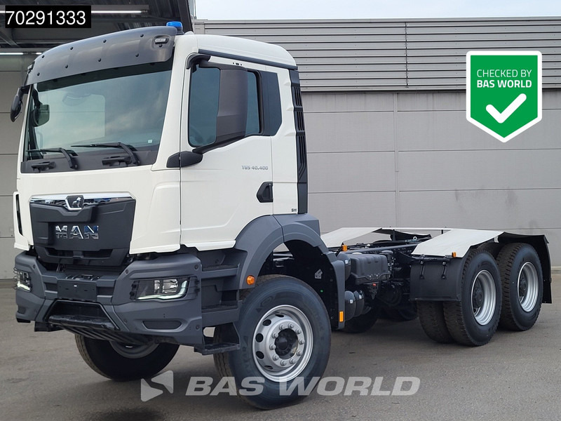 MAN TGS 40.400 6X4 NEW 6x4 chassis PTO Preparation Steelsuspension Big-Axle Automatic Euro 2 - Podvozek s kabinou: obrázek 1 MAN TGS 40.400 6X4 NEW 6x4 chassis PTO Preparation Steelsuspension Big-Axle Automatic Euro 2 - Podvozek s kabinou: obrázek 1