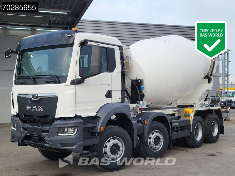 MAN TGS 41.480 8X4 NEW! 12m3 Mixer Retarder Steelsuspension Big-Axle Euro 6 - Autodomíchávač: obrázek 1 MAN TGS 41.480 8X4 NEW! 12m3 Mixer Retarder Steelsuspension Big-Axle Euro 6 - Autodomíchávač: obrázek 1