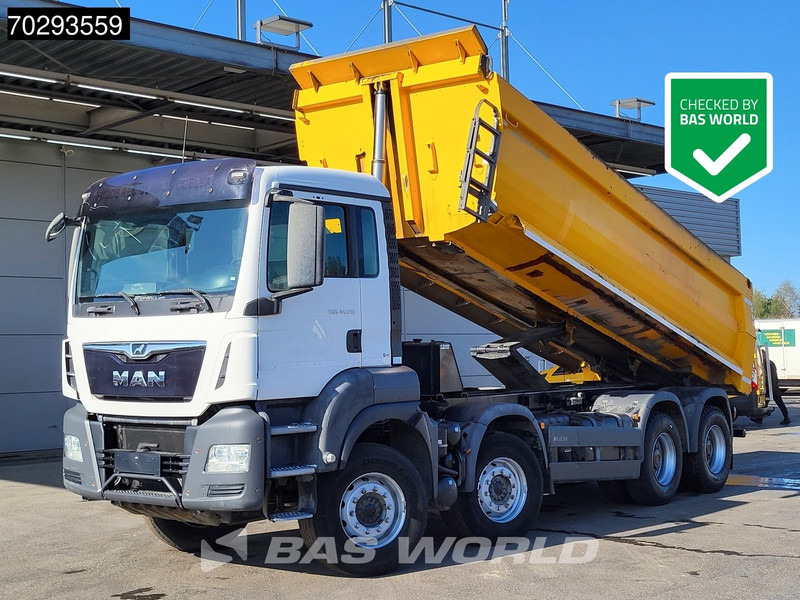 MAN TGS 41.510 8X4 19m3 Meiller tipper Steelsuspension Manual Big-Axle Euro 6 - Sklápěč: obrázek 1 MAN TGS 41.510 8X4 19m3 Meiller tipper Steelsuspension Manual Big-Axle Euro 6 - Sklápěč: obrázek 1