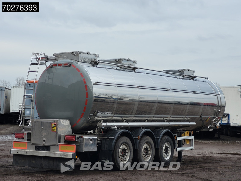 Cisternový návěs Magyar GM 2B 02 0 Assen Food 2 comp Inox steel Liftachse: obrázek 7