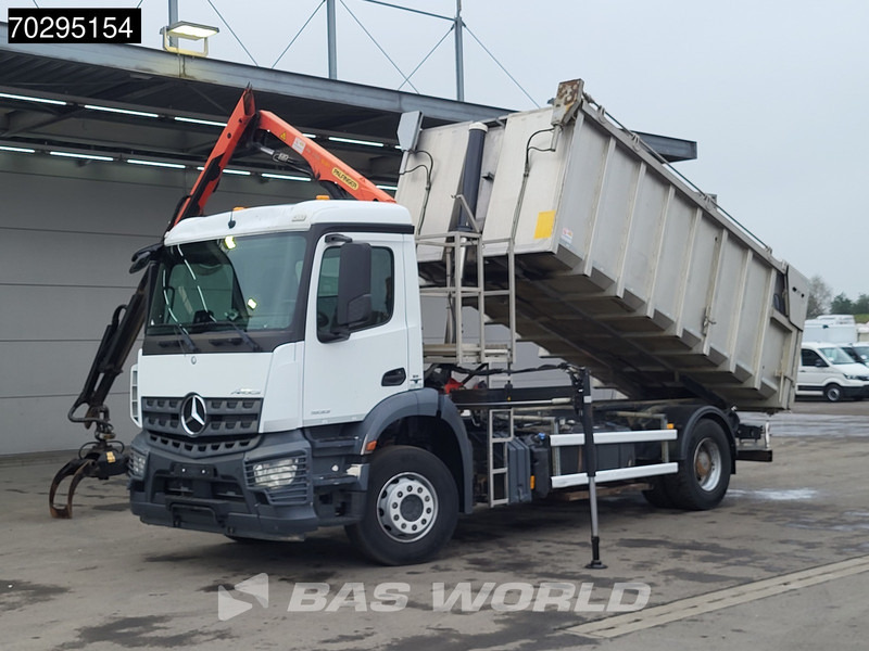 Mercedes-Benz Actros 1833 4X2 Palfinger PK7.501 SLD Kran Crane 17m3 tipper Big-Axle Euro 6 - Sklápěč, Auto s hydraulickou rukou: obrázek 5 Mercedes-Benz Actros 1833 4X2 Palfinger PK7.501 SLD Kran Crane 17m3 tipper Big-Axle Euro 6 - Sklápěč, Auto s hydraulickou rukou: obrázek 5