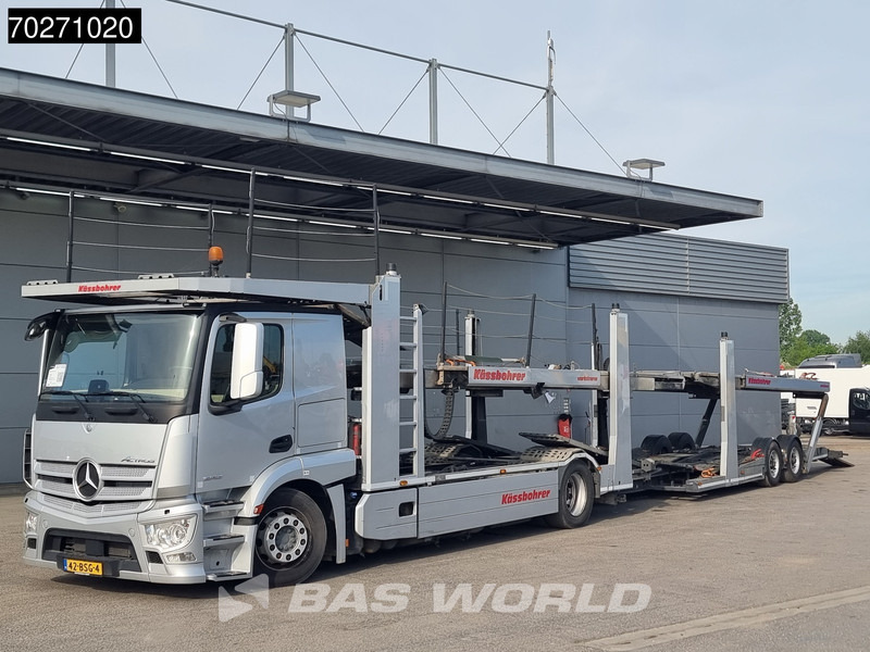 Mercedes-Benz Actros 1843 4X2 NL-Truck 8 Cars Hydraulic Winch Kässbohrer Car Transporter Euro 6 - Přepravník automobilů: obrázek 1 Mercedes-Benz Actros 1843 4X2 NL-Truck 8 Cars Hydraulic Winch Kässbohrer Car Transporter Euro 6 - Přepravník automobilů: obrázek 1