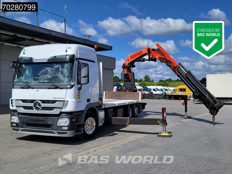 Mercedes-Benz Actros 2544 6X2 Palfinger PK53002SH Kran Crane Lift-Lenkachse Euro 5 - Nákladní automobil valníkový/ Plošinový, Auto s hydraulickou rukou: obrázek 1 Mercedes-Benz Actros 2544 6X2 Palfinger PK53002SH Kran Crane Lift-Lenkachse Euro 5 - Nákladní automobil valníkový/ Plošinový, Auto s hydraulickou rukou: obrázek 1