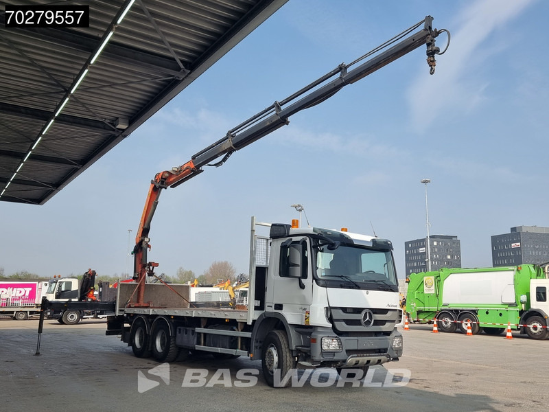 Mercedes-Benz Actros 2641 6X4 Palfinger PK18002-EH Remote Full Steel Euro 5 - Nákladní automobil valníkový/ Plošinový, Auto s hydraulickou rukou: obrázek 3 Mercedes-Benz Actros 2641 6X4 Palfinger PK18002-EH Remote Full Steel Euro 5 - Nákladní automobil valníkový/ Plošinový, Auto s hydraulickou rukou: obrázek 3