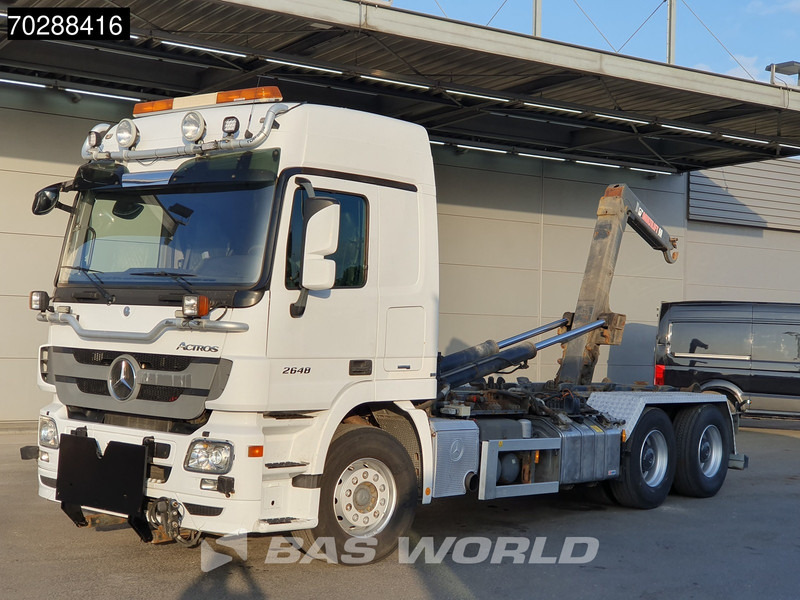Mercedes-Benz Actros 2648 Actros 6X4 HIAB XR20SL56 Hooklift Big-Axle Automatic Euro 5 - Hákový nosič kontejnerů: obrázek 3 Mercedes-Benz Actros 2648 Actros 6X4 HIAB XR20SL56 Hooklift Big-Axle Automatic Euro 5 - Hákový nosič kontejnerů: obrázek 3