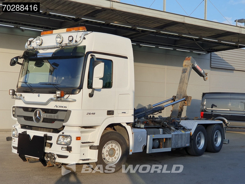 Mercedes-Benz Actros 2648 Actros 6X4 HIAB XR20SL56 Hooklift Big-Axle Automatic Euro 5 - Hákový nosič kontejnerů: obrázek 3 Mercedes-Benz Actros 2648 Actros 6X4 HIAB XR20SL56 Hooklift Big-Axle Automatic Euro 5 - Hákový nosič kontejnerů: obrázek 3