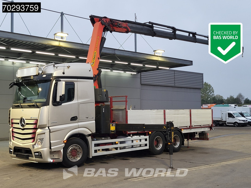 Mercedes-Benz Actros 2653 Actros 6X4 Palfinger PK34002 SH Kran Crane Retarder Xenon Euro 6 - Nákladní automobil valníkový/ Plošinový, Auto s hydraulickou rukou: obrázek 1 Mercedes-Benz Actros 2653 Actros 6X4 Palfinger PK34002 SH Kran Crane Retarder Xenon Euro 6 - Nákladní automobil valníkový/ Plošinový, Auto s hydraulickou rukou: obrázek 1