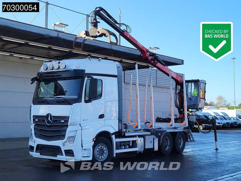Mercedes-Benz Actros 2663 Actros 6X4 Timber truck FTG V10CX.81 wood crane Big-Axle Automatic Euro 6 - Lesovůz, Auto s hydraulickou rukou: obrázek 1 Mercedes-Benz Actros 2663 Actros 6X4 Timber truck FTG V10CX.81 wood crane Big-Axle Automatic Euro 6 - Lesovůz, Auto s hydraulickou rukou: obrázek 1