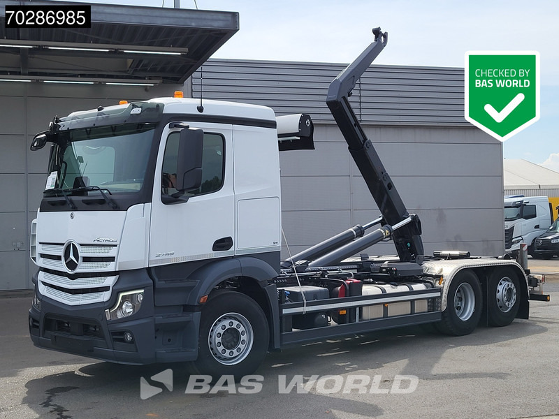 Mercedes-Benz Actros 2745 6X2 NEW! Meiller RS21-70 Abrollkipper Lift-Lenkasche Retarder PPC Navi Automatic - Hákový nosič kontejnerů: obrázek 1 Mercedes-Benz Actros 2745 6X2 NEW! Meiller RS21-70 Abrollkipper Lift-Lenkasche Retarder PPC Navi Automatic - Hákový nosič kontejnerů: obrázek 1