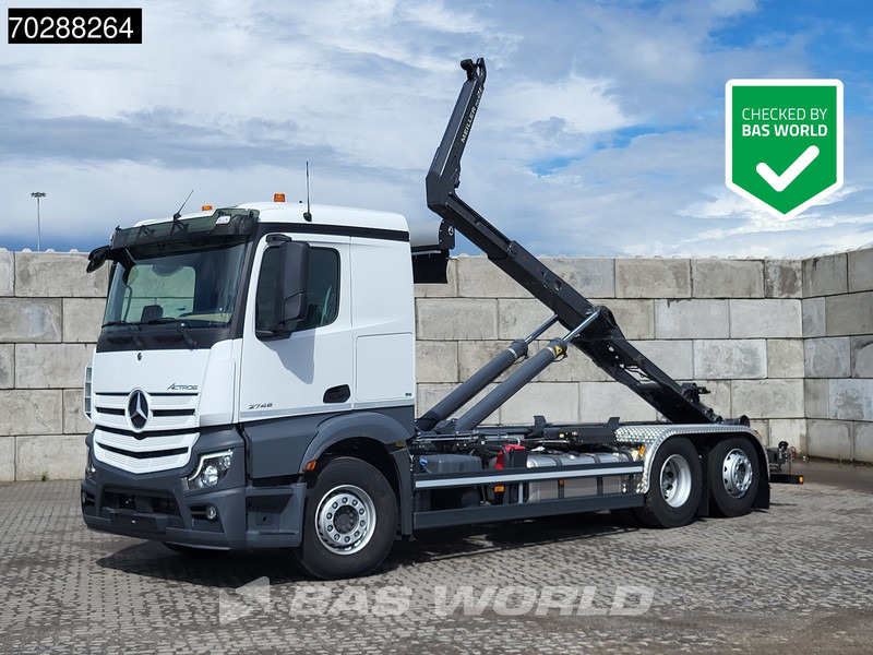Mercedes-Benz Actros 2745 6X2 NEW! Meiller RS21-70 Hooklift Retarder Lift+Steering Axle PPC Navi - Hákový nosič kontejnerů: obrázek 1 Mercedes-Benz Actros 2745 6X2 NEW! Meiller RS21-70 Hooklift Retarder Lift+Steering Axle PPC Navi - Hákový nosič kontejnerů: obrázek 1