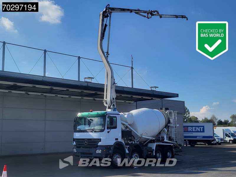 Mercedes-Benz Actros 3236 8X4 Mecbo M 23.3/100-BZ PUMI Big-Axle Steelsuspension 3-Pedals Euro 3 - Autočerpadlo: obrázek 1 Mercedes-Benz Actros 3236 8X4 Mecbo M 23.3/100-BZ PUMI Big-Axle Steelsuspension 3-Pedals Euro 3 - Autočerpadlo: obrázek 1