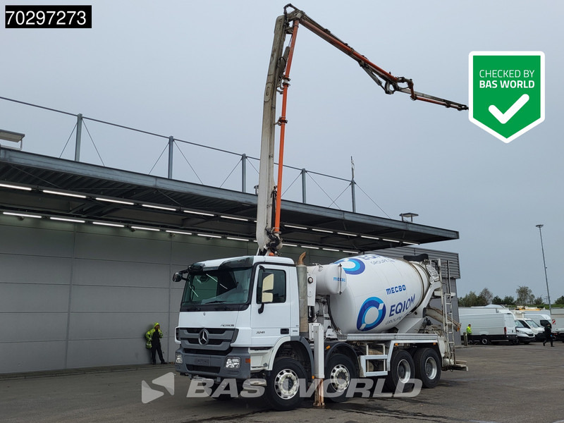 Mercedes-Benz Actros 3241 8X4 7m3 Mecbo Mixer Big-Axle Steelsuspension Pompe+Mixer Euro 5 - Autočerpadlo: obrázek 1 Mercedes-Benz Actros 3241 8X4 7m3 Mecbo Mixer Big-Axle Steelsuspension Pompe+Mixer Euro 5 - Autočerpadlo: obrázek 1
