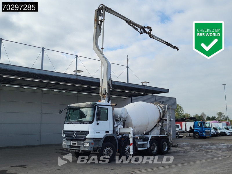 Mercedes-Benz Actros 3241 8X4 7m3 Putzmeister Mixer Big-Axle Steelsuspension Automatic Pompe+Mixer Euro 3 - Autočerpadlo: obrázek 1 Mercedes-Benz Actros 3241 8X4 7m3 Putzmeister Mixer Big-Axle Steelsuspension Automatic Pompe+Mixer Euro 3 - Autočerpadlo: obrázek 1